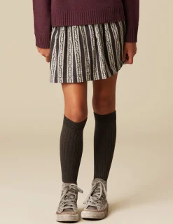 Best NÍCOLI FALDA VINTAGE PRINT Grisesantracitas