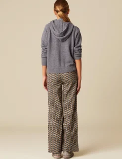 Online NÍCOLI JERSEY AZUL JASPEADO CAPUCHA Azules