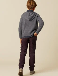 Online NÍCOLI JERSEY AZUL JASPEADO CAPUCHA Azules