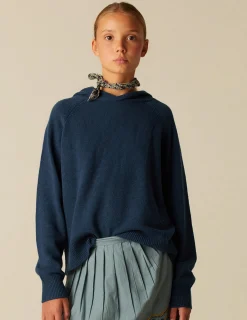 Cheap NÍCOLI JERSEY AZUL OSCURO CAPUCHA Azulesoscuros