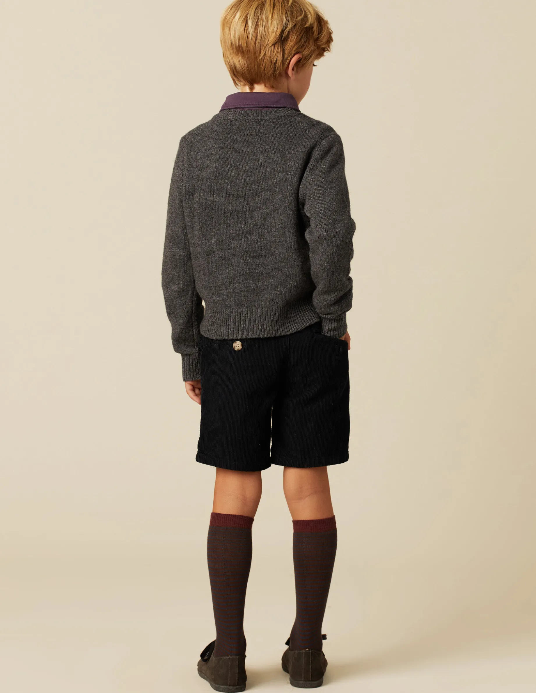 New NÍCOLI JERSEY CUELLO PICO GRIS Grises