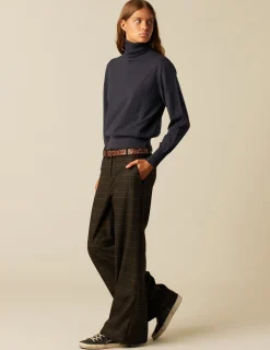 New NÍCOLI JERSEY CUELLO VUELTO PUNTO AZUL Azules