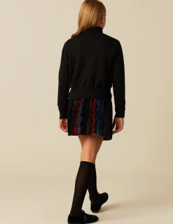 Shop NÍCOLI JERSEY CUELLO VUELTO PUNTO NEGRO Negros