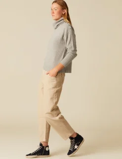 Online NÍCOLI JERSEY GRIS BOTONES ESTRELLAS Grises