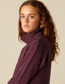 Flash Sale NÍCOLI JERSEY BOTONES ESTRELLAS Mora