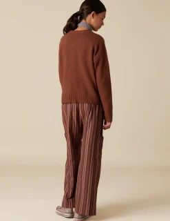 Cheap NÍCOLI JERSEY PUNTO BOTONES MARRON Marrones