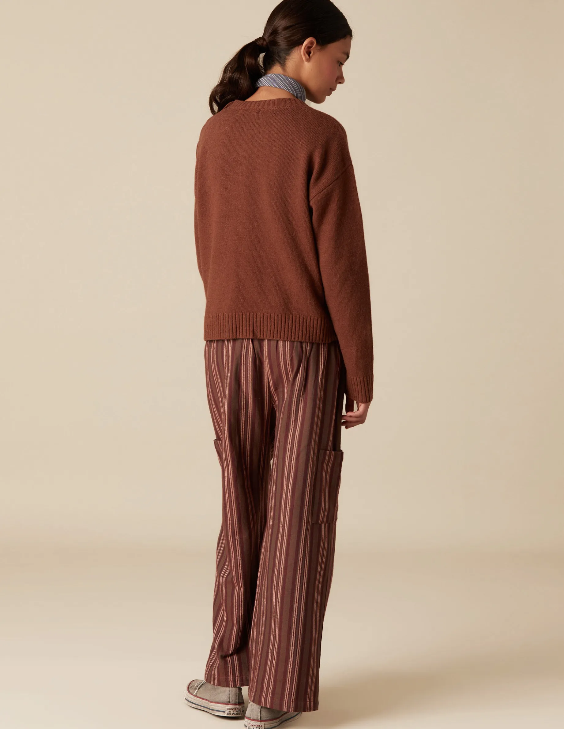 Cheap NÍCOLI JERSEY PUNTO BOTONES MARRON Marrones