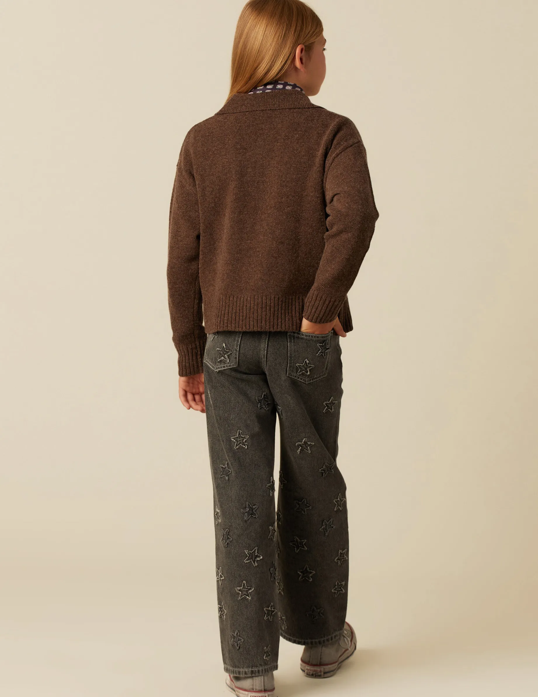 Online NÍCOLI JERSEY PUNTO LAZO MARRÓN Marrones