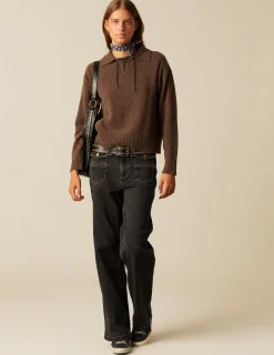 Store NÍCOLI JERSEY PUNTO LAZO MARRÓN Marrones