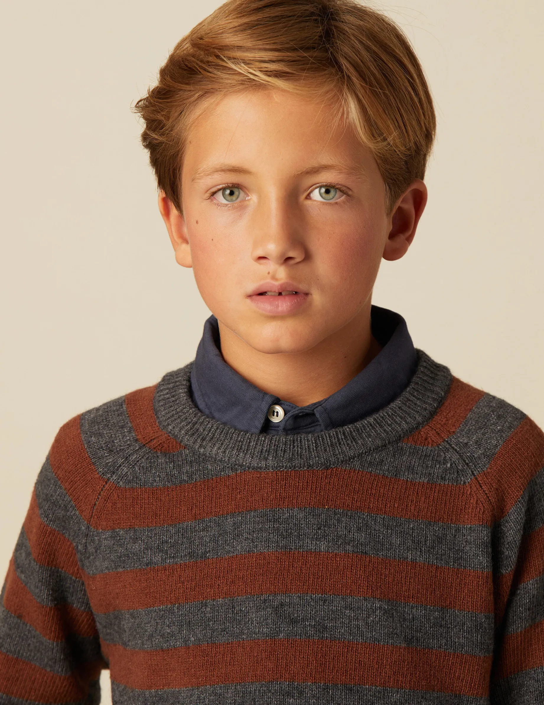 Clearance NÍCOLI JERSEY RAYAS MARRÓN/MARENGO Marrones