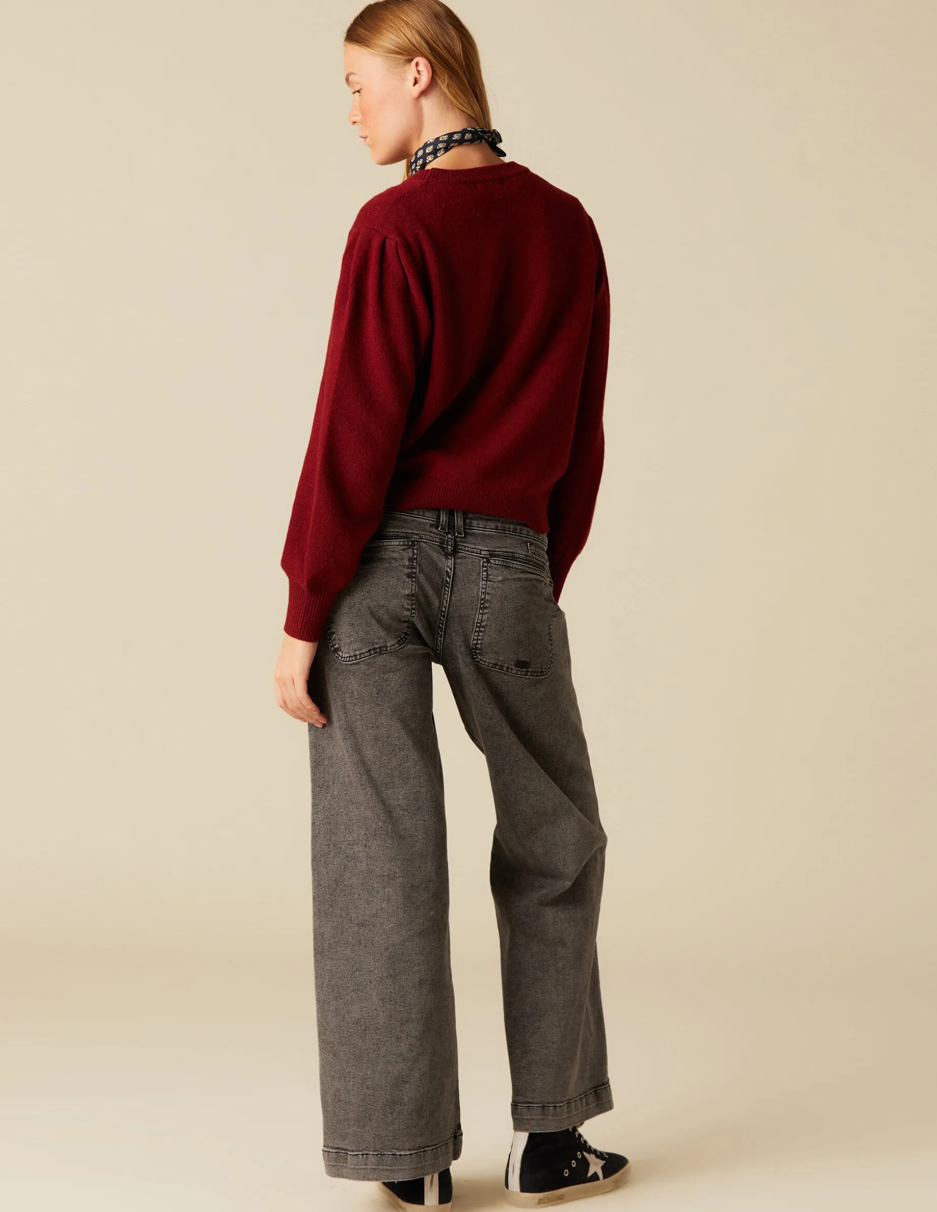 New NÍCOLI JERSEY ROJIZO MANGA FAROL