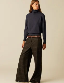 Store NÍCOLI PANTALÓN ANCHO CUADRO