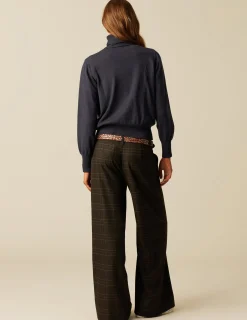 Store NÍCOLI PANTALÓN ANCHO CUADRO