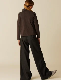 Cheap NÍCOLI PANTALÓN ANCHO DIBUJO GRIS Grisesantracitas