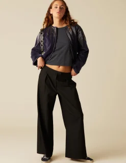 Shop NÍCOLI PANTALÓN ANCHO NEGRO Negros