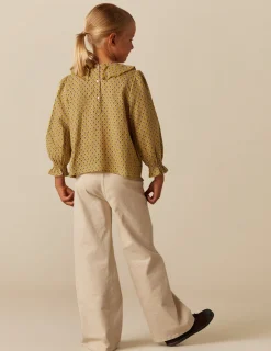 Store NÍCOLI PANTALÓN TAPETA BOLSILLOS Arena