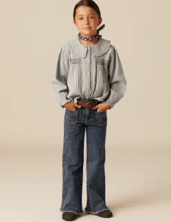 Flash Sale NÍCOLI PANTALÓN BOLSILLOS VAQUERO Azulvaquero