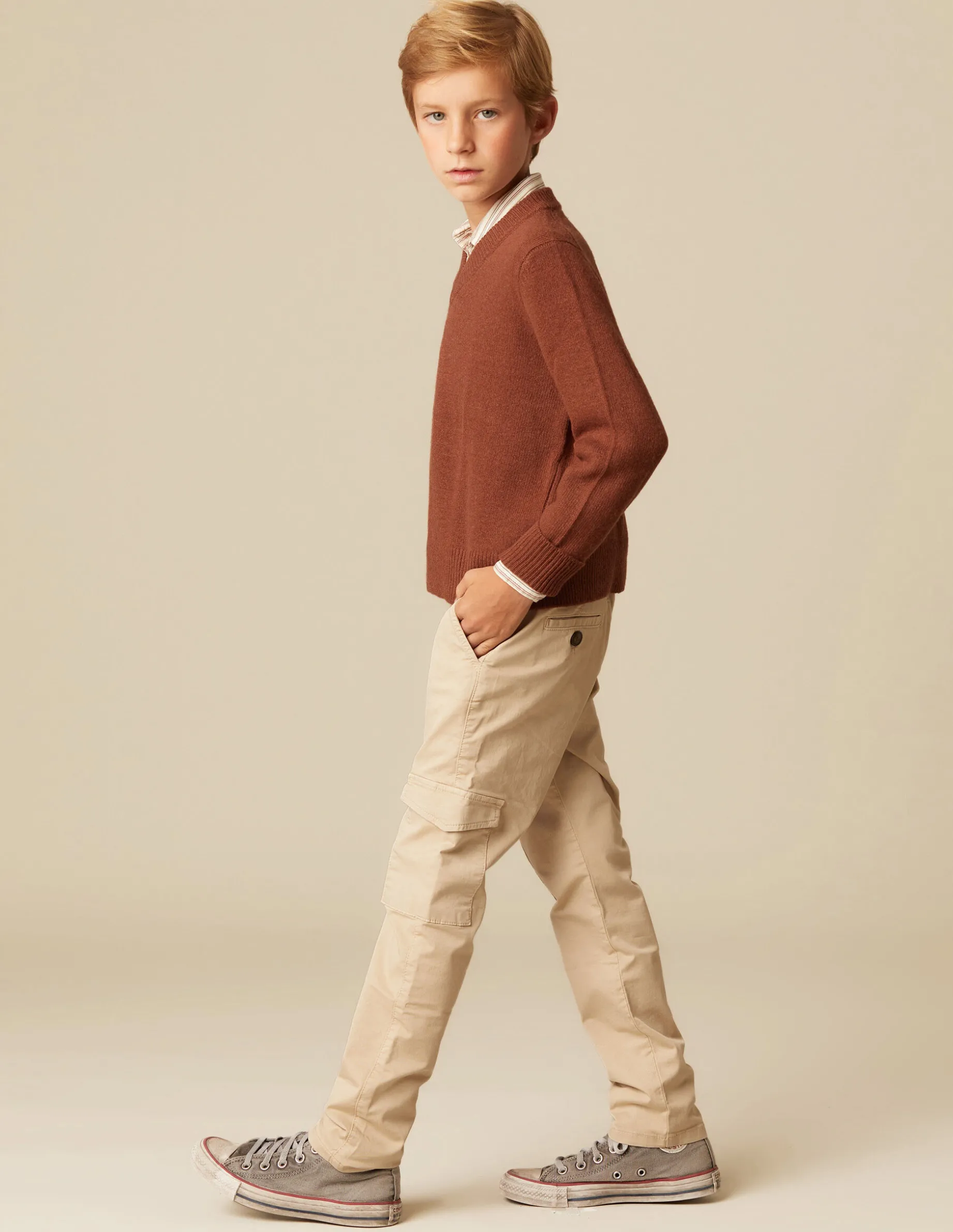 Cheap NÍCOLI PANTALÓN CARGO LARGO Arena