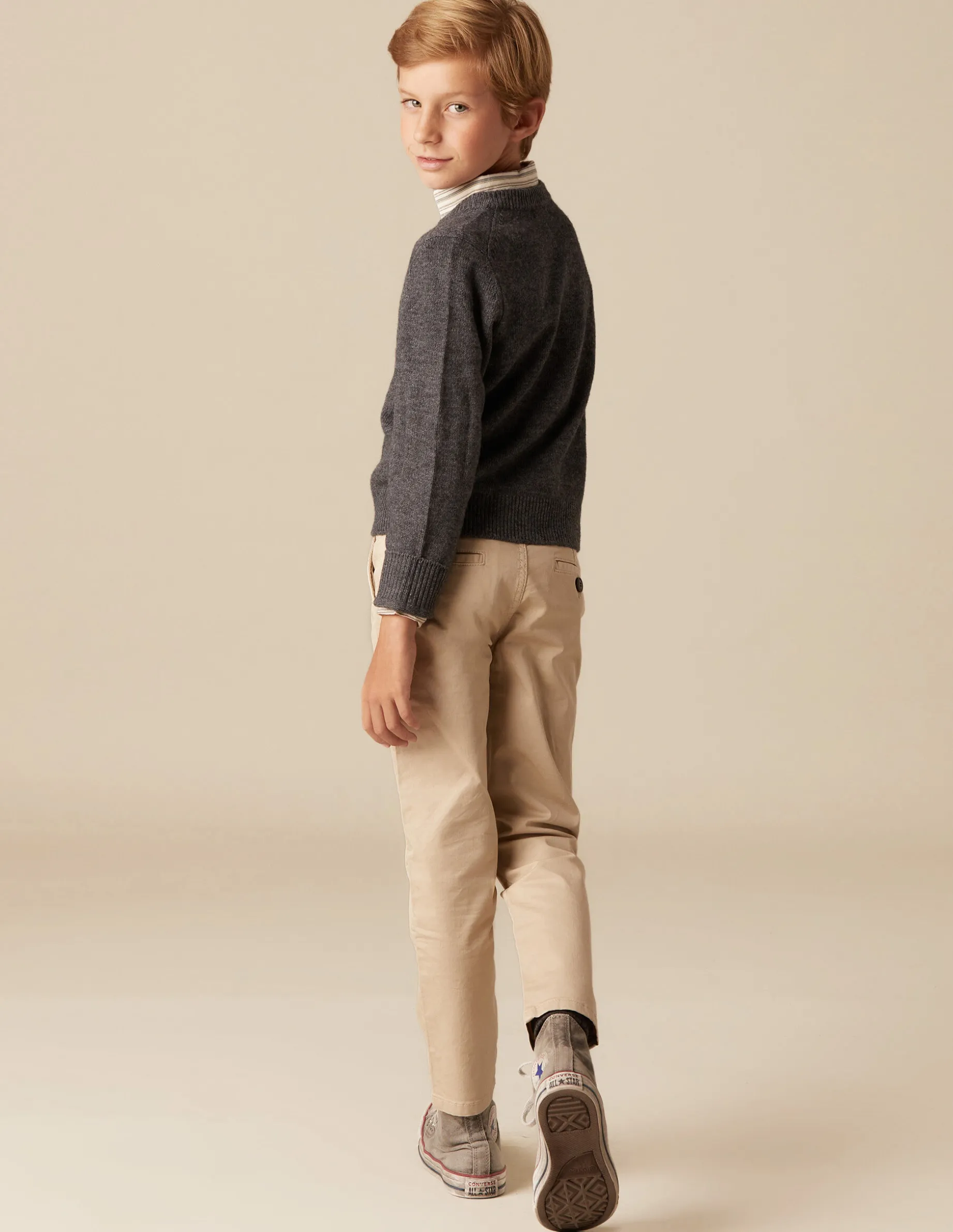 New NÍCOLI PANTALÓN CHINO LARGO Arena