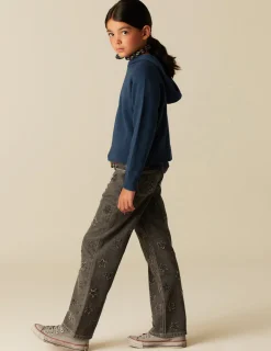 Hot NÍCOLI PANTALÓN ESTRELLAS PARCHES GRIS Grises