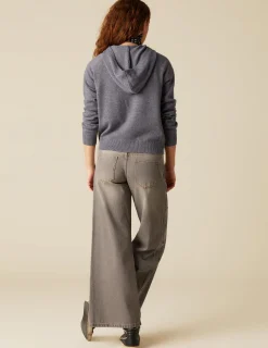 Outlet NÍCOLI PANTALÓN GRIS BOTONES LATERAL Grises
