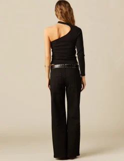 Discount NÍCOLI PANTALÓN NEGRO BOLSILLOS COSTURAS Negros