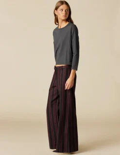 Shop NÍCOLI PANTALÓN NEGRO RAYA Mora