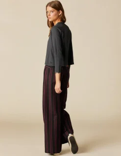 Shop NÍCOLI PANTALÓN NEGRO RAYA Mora