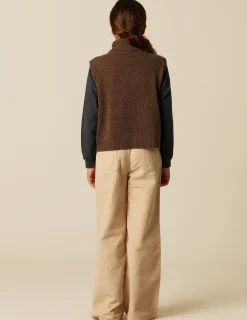 Sale NÍCOLI PANTALÓN WIDE LEG PANA ARENA Crudos