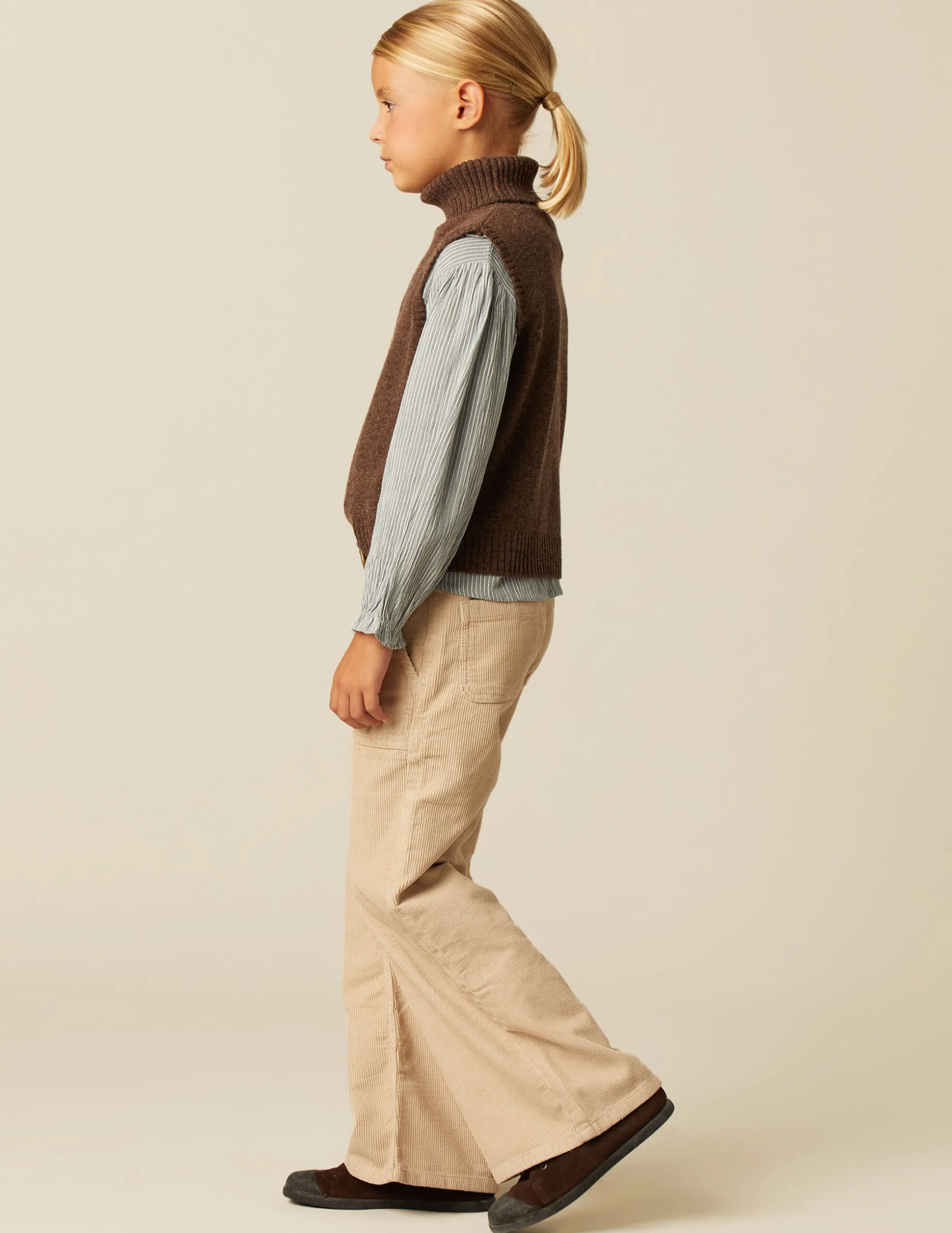 Best Sale NÍCOLI PANTALÓN WIDE LEG PANA ARENA Crudos