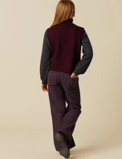 Shop NÍCOLI PANTALÓN WIDE LEG PANA Mora