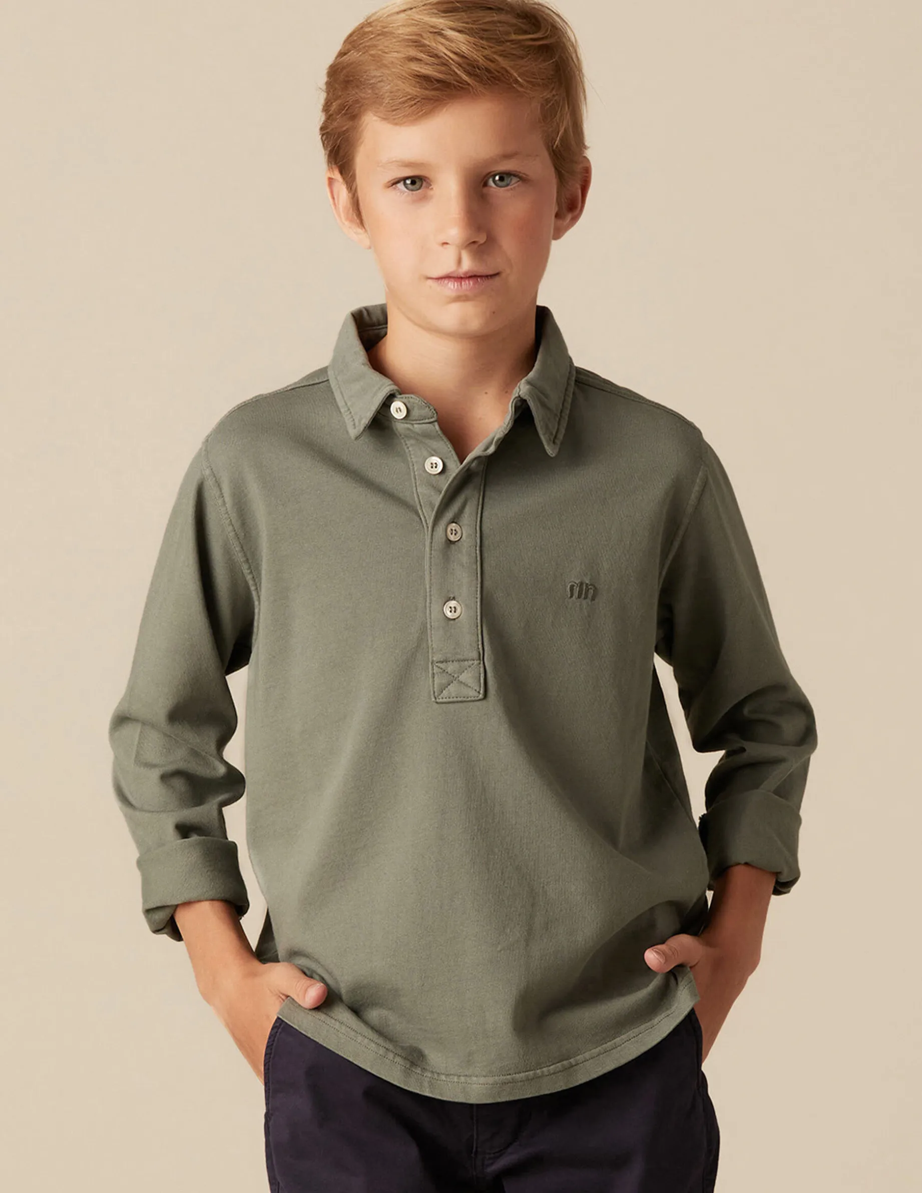 Outlet NÍCOLI POLO VERDE OSCURO NN Verdesoscuros