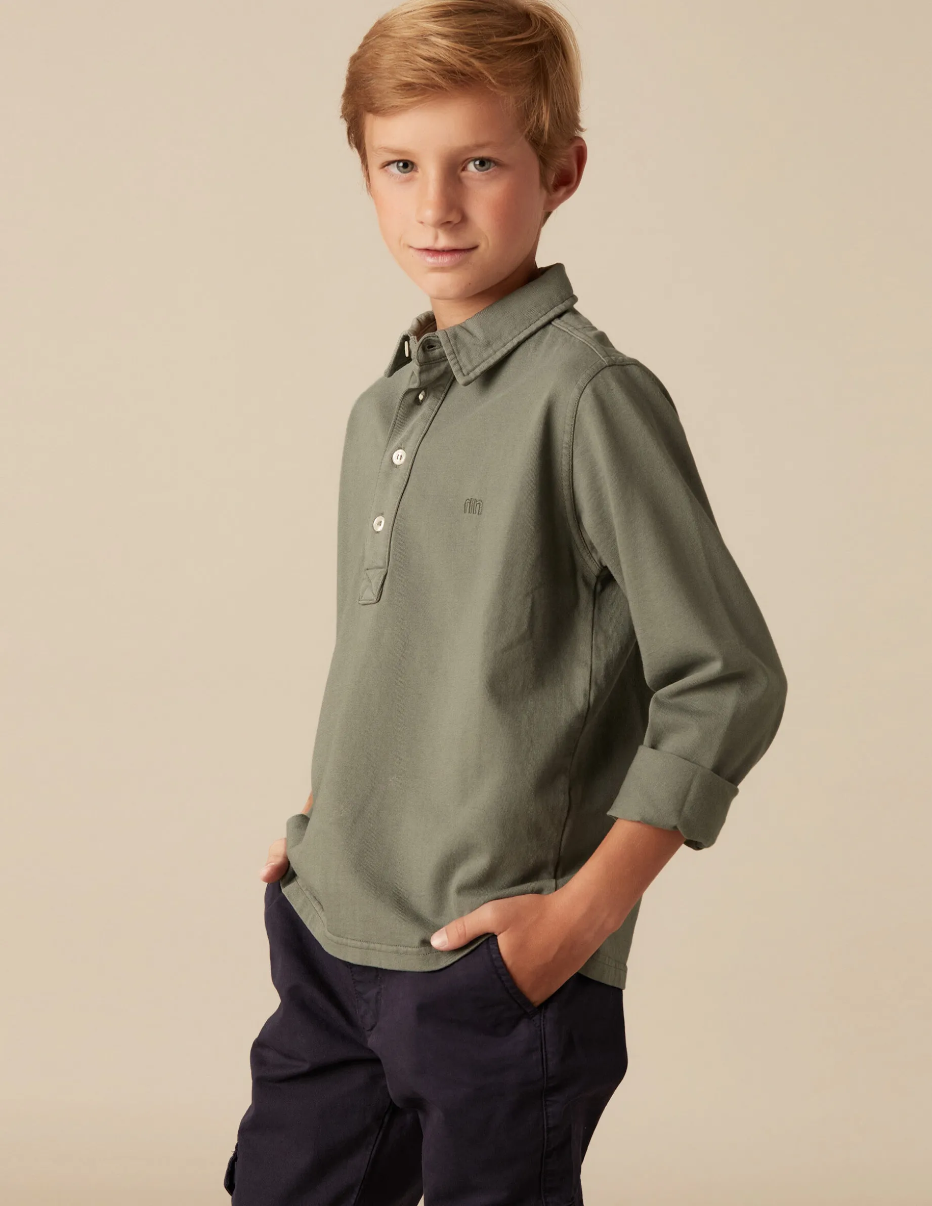 Outlet NÍCOLI POLO VERDE OSCURO NN Verdesoscuros