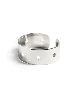 Clearance NÍCOLI PULSERA CÍRCULOS PLATEADA Metalizados