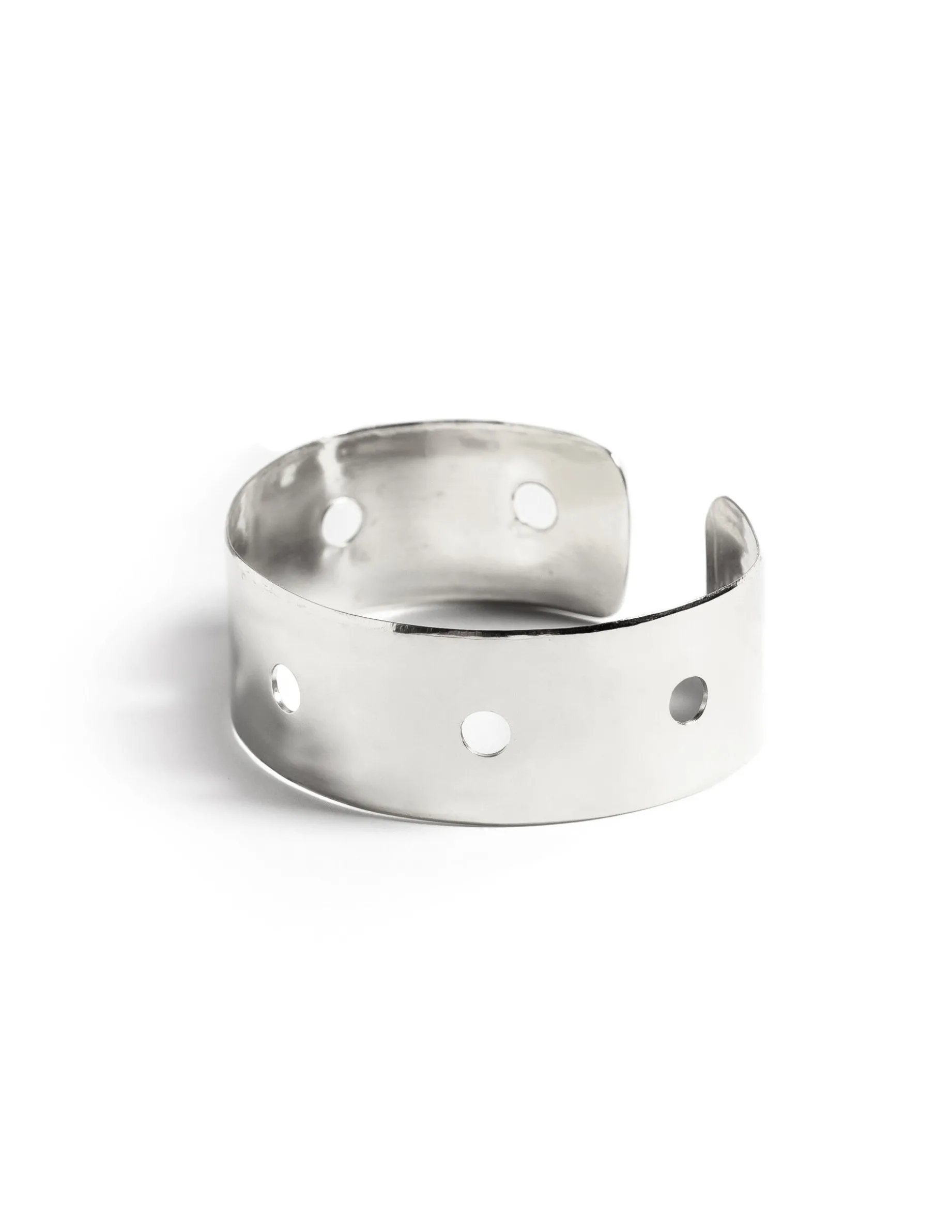 Clearance NÍCOLI PULSERA CÍRCULOS PLATEADA Metalizados