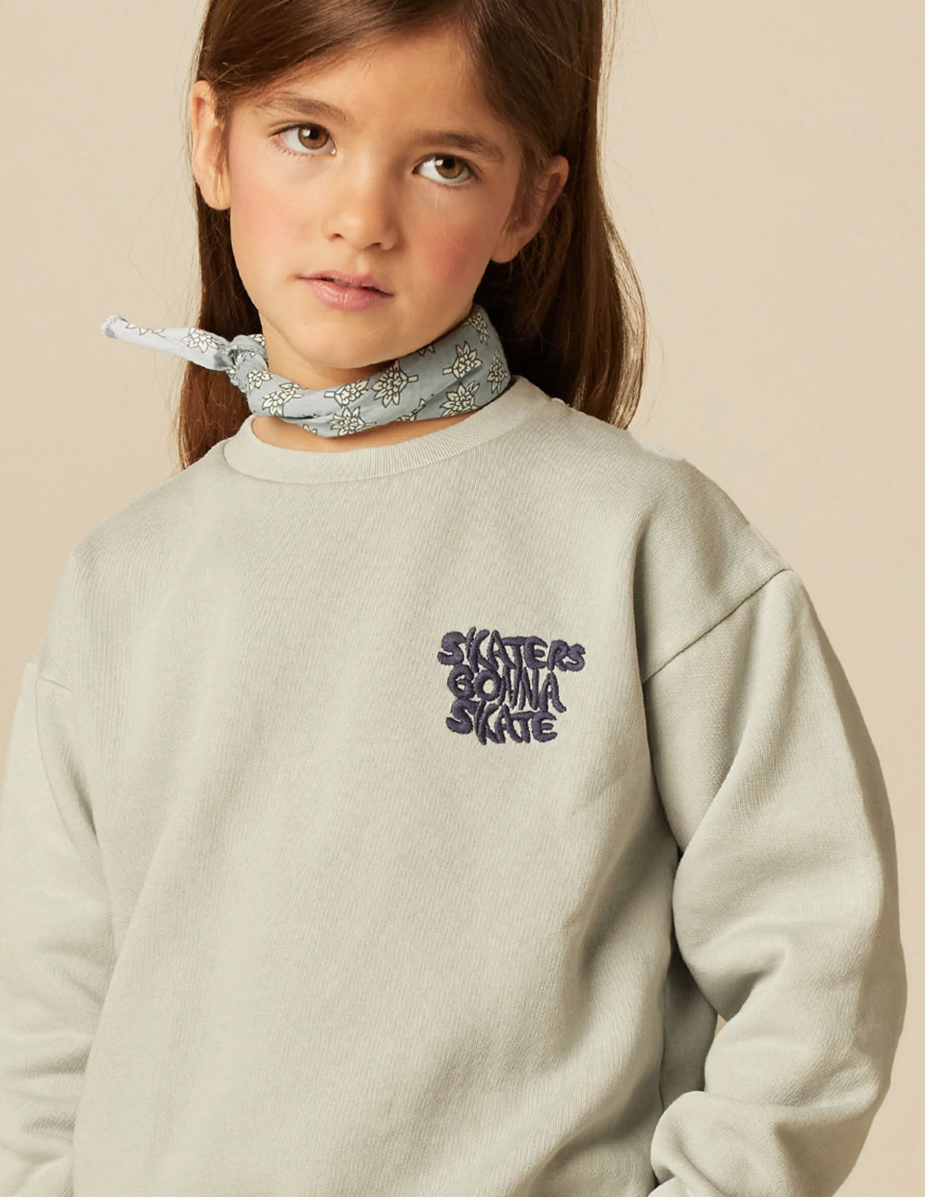 Discount NÍCOLI SUDADERA SKATE GRIS Grisesclaros