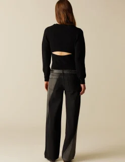 Clearance NÍCOLI TOP ABERTURA ESPALDA NEGRO Negros