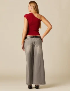 Outlet NÍCOLI TOP ASIMéTRICO CANALé ROJO Rojos