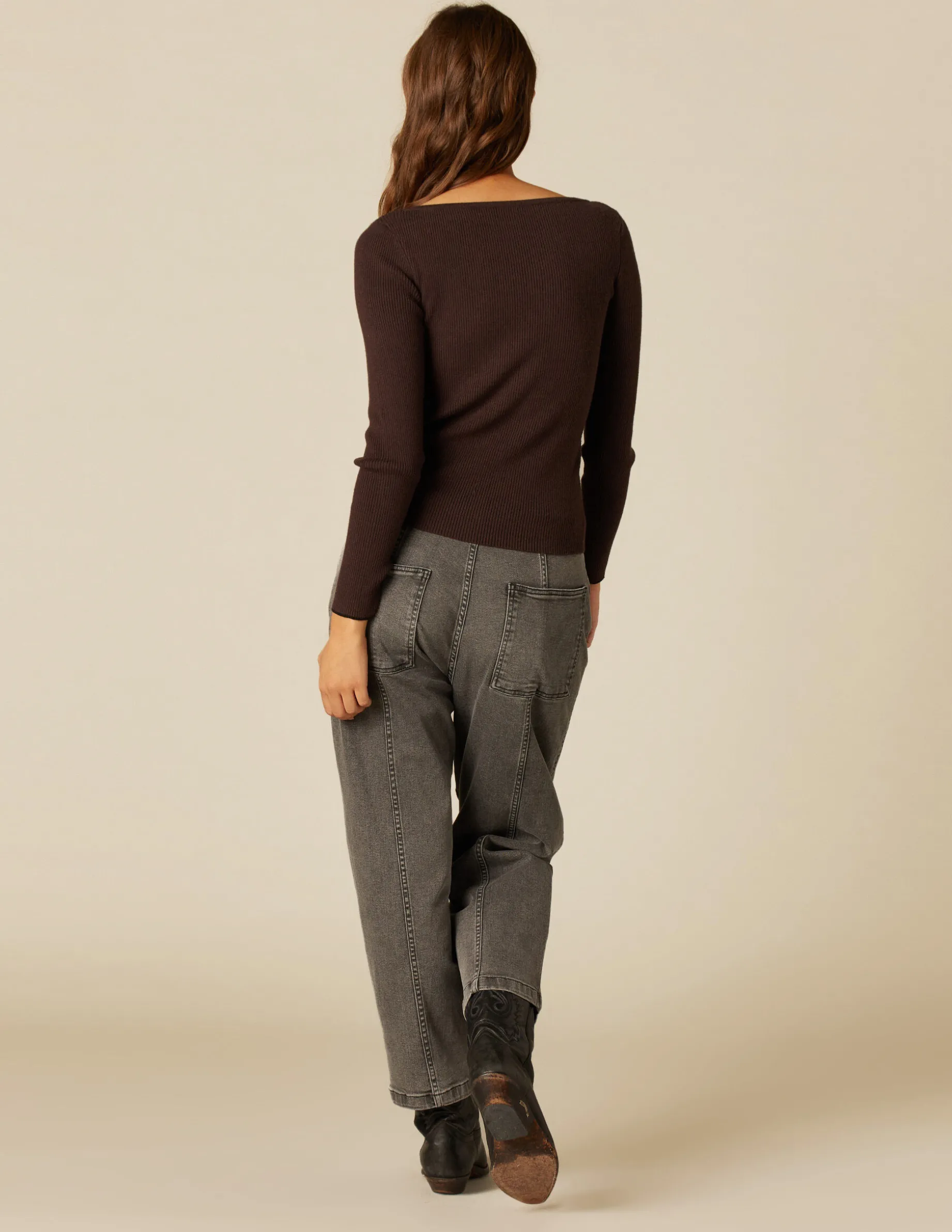 Flash Sale NÍCOLI TOP CRUCE BOTONES MARRÓN Marrones