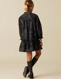 Flash Sale NÍCOLI VESTIDO CONTRASTE ANTRACITA Grisesantracitas