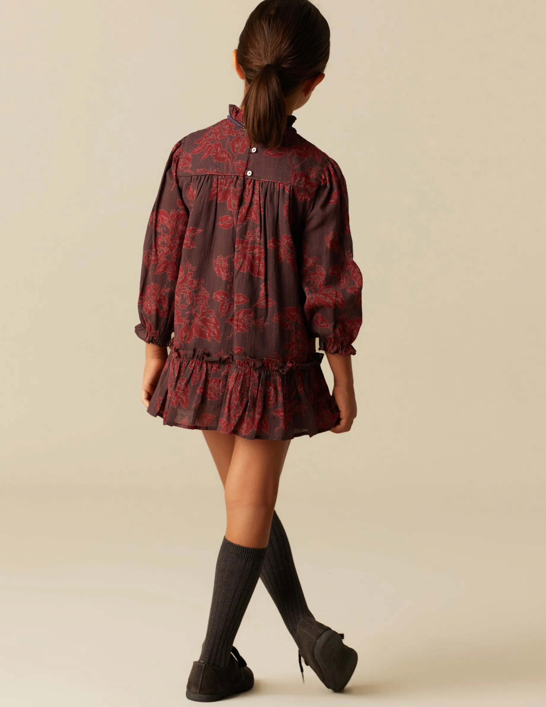 Clearance NÍCOLI VESTIDO CONTRASTE Granate