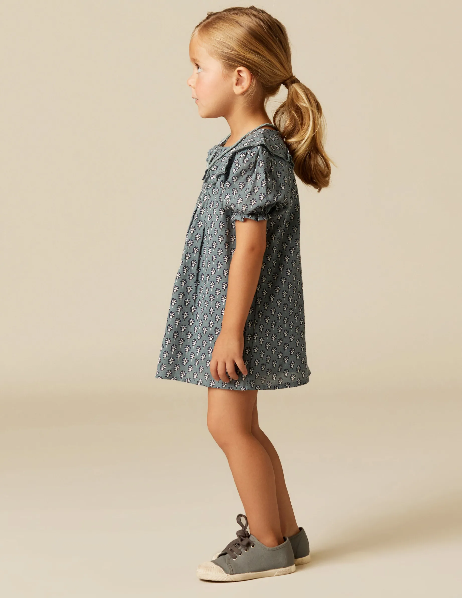 Flash Sale NÍCOLI VESTIDO FLOR RAMITO AZUL Azules