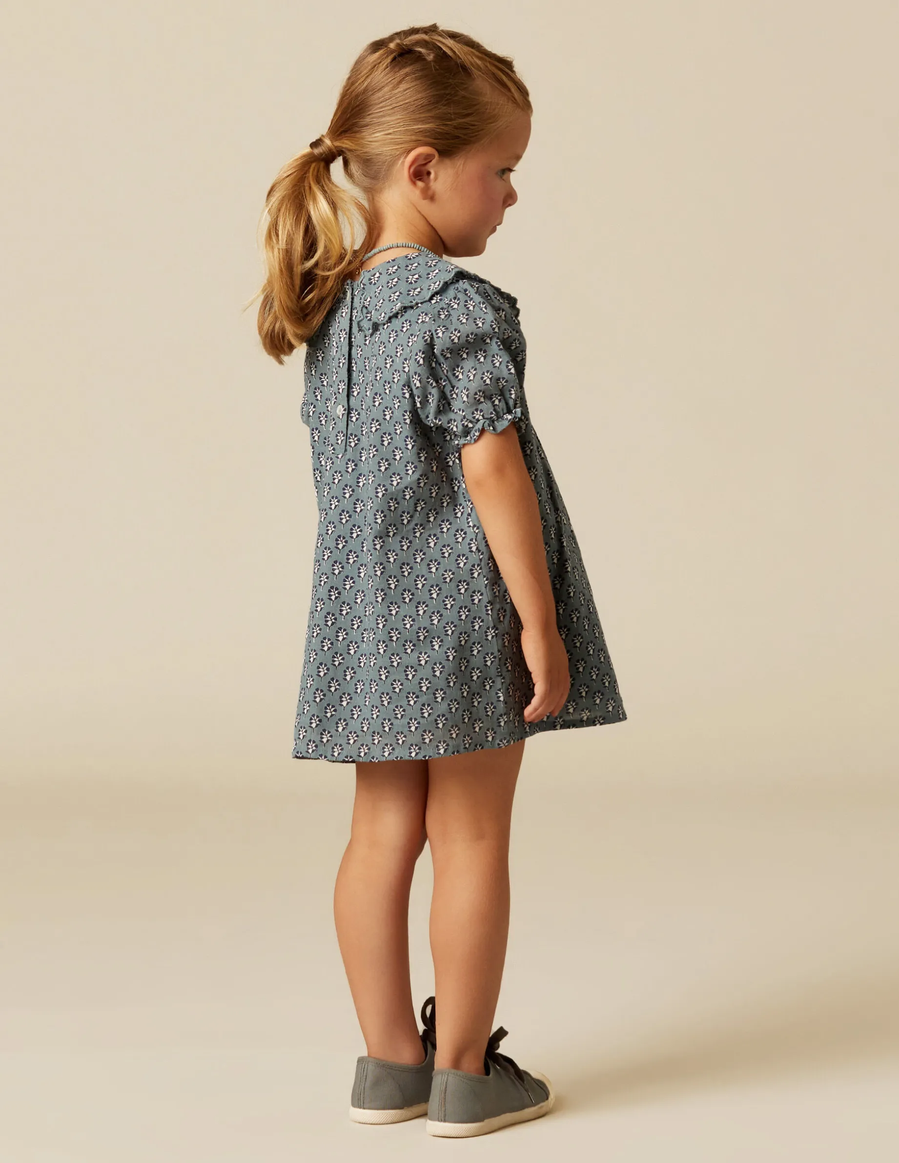 Flash Sale NÍCOLI VESTIDO FLOR RAMITO AZUL Azules