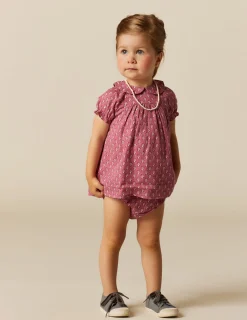 Outlet NÍCOLI VESTIDO FLOR RAMITO Fresa