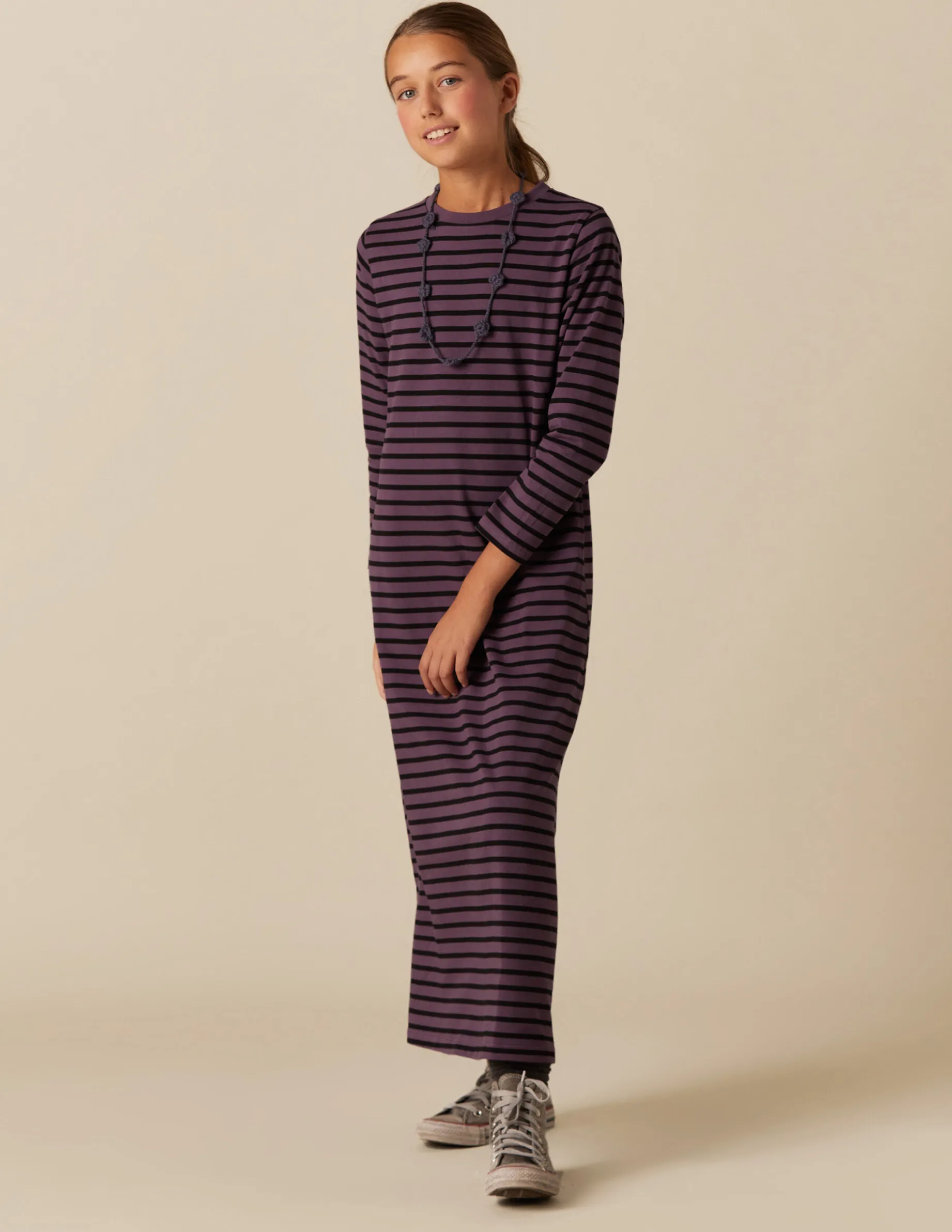 Sale NÍCOLI VESTIDO RAYA GRANDE MORA Morados